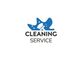 cleaning logo design clean symbol vector
