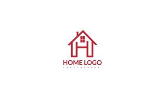 logotipo inteligente creativo para el hogar que detalla con un fondo limpio vector