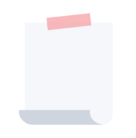 Paper sticky note png