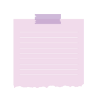 Paper sticky note png