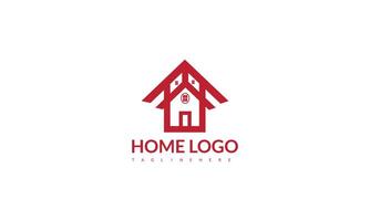 logotipo inteligente creativo para el hogar que detalla con un fondo limpio vector