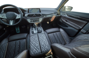 binnen moden auto achtergrond, luxe auto interieur met blanco wit ramen achtergrond, auto elementen png