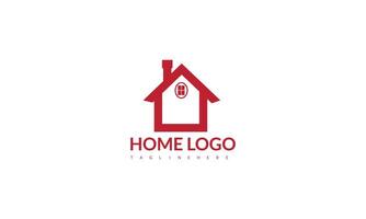 logotipo inteligente creativo para el hogar que detalla con un fondo limpio vector