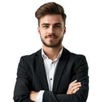 AI generated Businessman portrait. Portrait of businessman. png