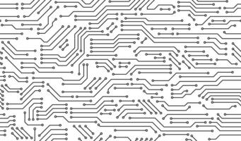 Motherboard pattern of computer circuit board vector