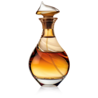 AI generated Luxury Perfume Bottle isolated on Transparent Background. Men's cologne Fragrance glass bottle png