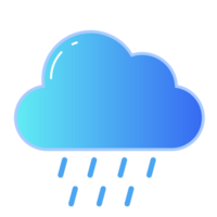 schwer Regen Symbol, Wetter Symbol, geeignet zum Handy, Mobiltelefon App Symbole, Webseiten, usw. png