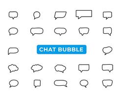 Speech Bubble set. Talk bubble. Cloud speech bubbles collection. Vector