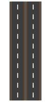 Road curving into distance vector