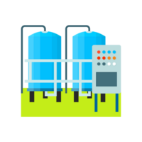 AI generated Water purification, water tank, AI Generative png