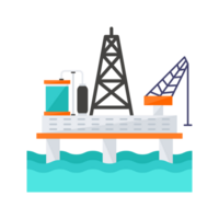 ai gegenereerd stroomopwaarts olie en gas- industrie ai generatief png