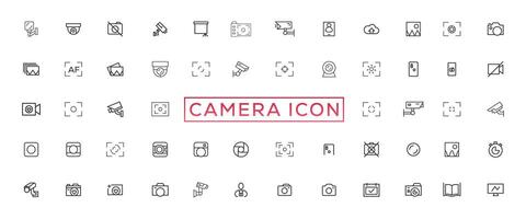 Photo and video icon set. Icons of photography, image, photo gallery, video camera and photo camera. Diaphragm icon. image, photo gallery Vector illustration