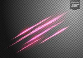 Abstract Pink Lines of Light with A Background, Isolated and Easy to Edit, Vector Illustration