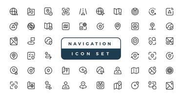 Location icons set. Navigation icons. Map pointer icons. Location symbols vector