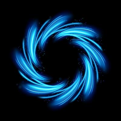 Round Blue Light Twisted, Suitable For Product Advertising, Product Design, and Other. Eps 10 Vector, Vector Illustration