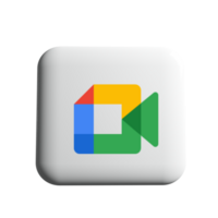 google ontmoeten logo icoon. redactioneel PNG