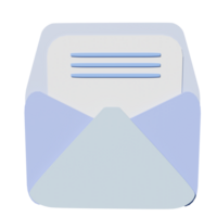 3d envelop illustratie png