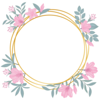 hand getekend roze azalea bloei - voorjaar bloem illustratie png