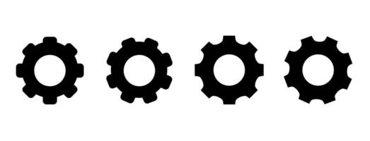 Setup and Settings Icons Set. Collection of simple linear web icons such Installation, Settings, Options, Download, Update, Gears and others and others. Editable vector stroke.