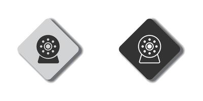 Web camera icon. IP camera symbol. Vector illustration.