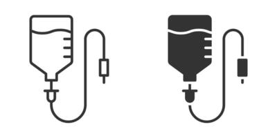 Infusion icon. Vector illustration.