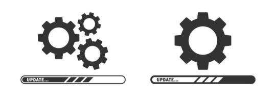 Software update icon. Vector illustration.