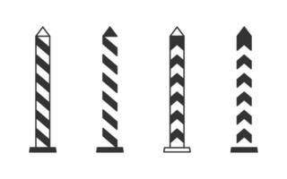 Border pillar icon. Vector illustration.