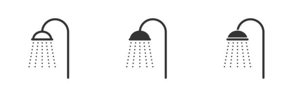 Simple shower icon. Vector illustration.