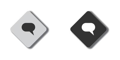 Talk bubble speech icon. Comment icon.  Dialog symbol. Speech Bubble. Flat vector illustration.