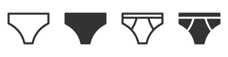 Underwear icon. Simple design. Vector illustration.