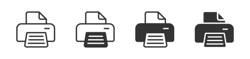 Printer icon. Print symbol. Vector illustrator.