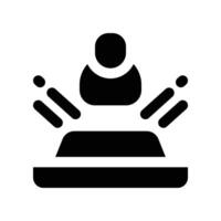 virtual call icon. vector glyph icon for your website, mobile, presentation, and logo design.