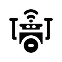 drone icon. vector glyph icon for your website, mobile, presentation, and logo design.