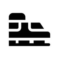 smart train icon. vector glyph icon for your website, mobile, presentation, and logo design.