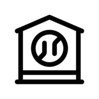 smart home icon. vector line icon for your website, mobile, presentation, and logo design.