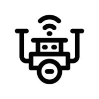 drone icon. vector line icon for your website, mobile, presentation, and logo design.