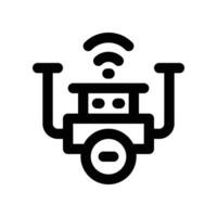 drone icon. vector line icon for your website, mobile, presentation, and logo design.