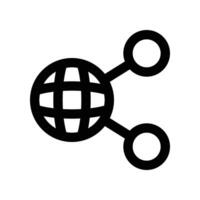 network icon. vector line icon for your website, mobile, presentation, and logo design.