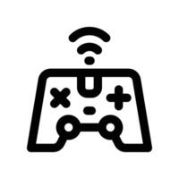 gamepad icono. vector línea icono para tu sitio web, móvil, presentación, y logo diseño.