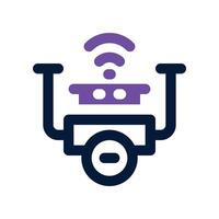 drone icon. vector dual tone icon for your website, mobile, presentation, and logo design.