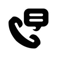 communication icon. vector glyph icon for your website, mobile, presentation, and logo design.