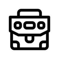 briefcase icon. vector line icon for your website, mobile, presentation, and logo design.