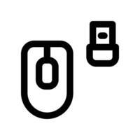 wireless mouse icon. vector line icon for your website, mobile, presentation, and logo design.