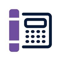 telephone icon. vector dual tone icon for your website, mobile, presentation, and logo design.