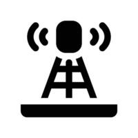 antenna icon. vector glyph icon for your website, mobile, presentation, and logo design.