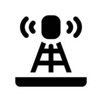 antenna icon. vector glyph icon for your website, mobile, presentation, and logo design.