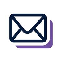 email icon. vector dual tone icon for your website, mobile, presentation, and logo design.