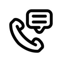 communication icon. vector line icon for your website, mobile, presentation, and logo design.