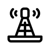 antenna icon. vector line icon for your website, mobile, presentation, and logo design.