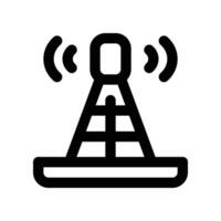 antenna icon. vector line icon for your website, mobile, presentation, and logo design.